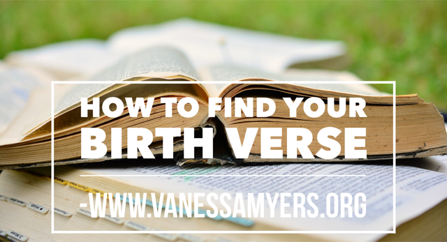 How to Find Your Birth Verse